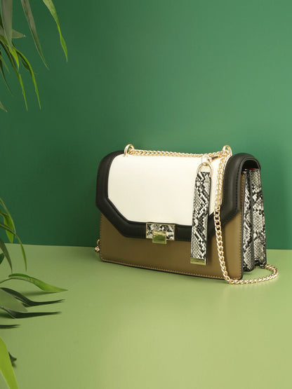 Sac besace Yolanda - Kaki - 1