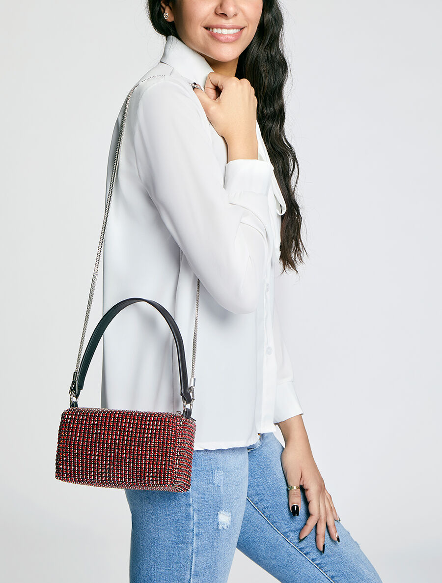 Sac besace Ariana - Rouge - 5