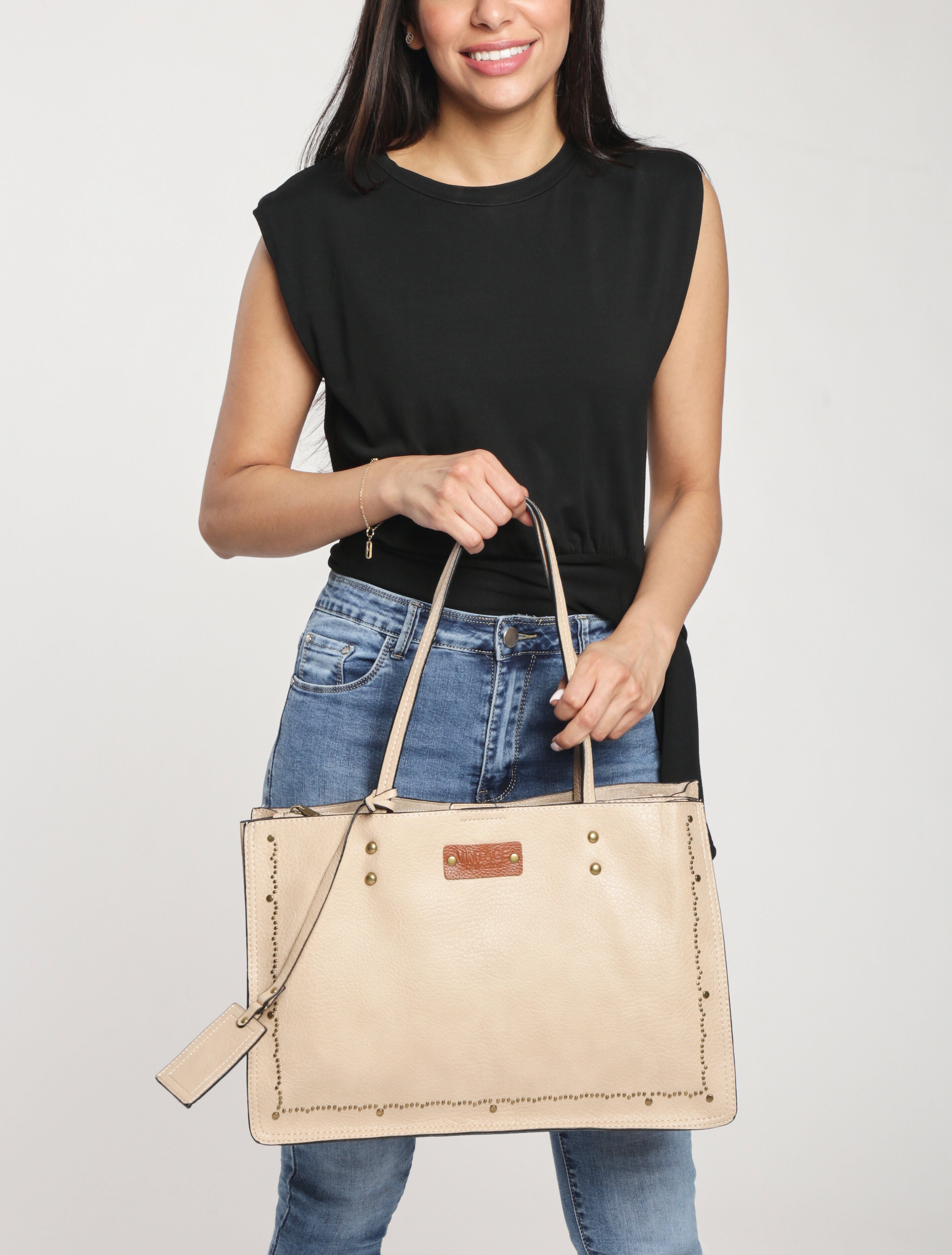 Sac à main Ludovine - Beige - 5