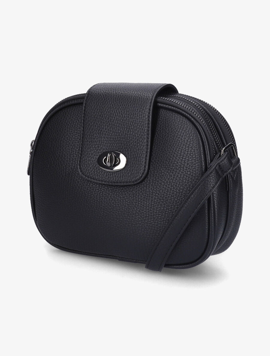 Sac besace Sylvie - Noir - 2