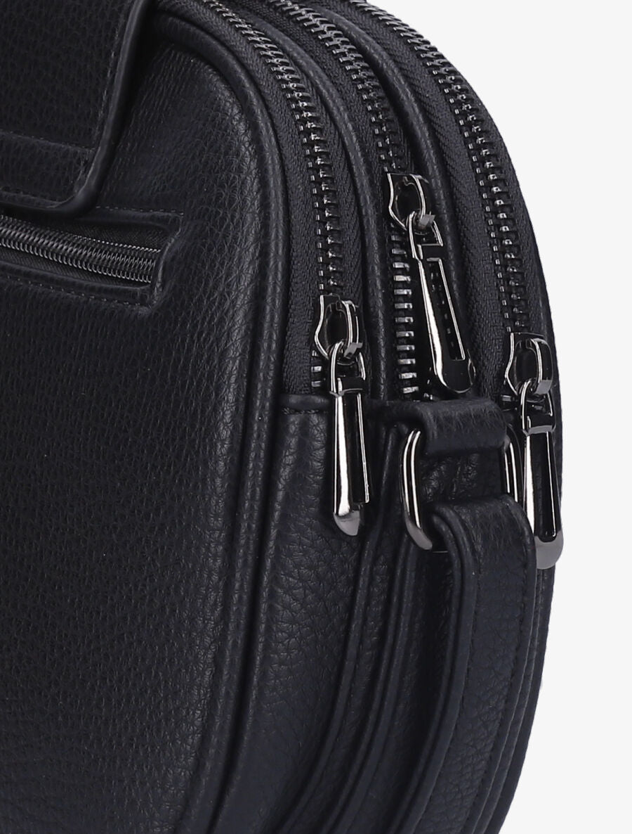 Sac besace Sylvie - Noir - 4