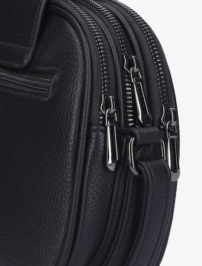 Sac besace Sylvie - Noir - 4