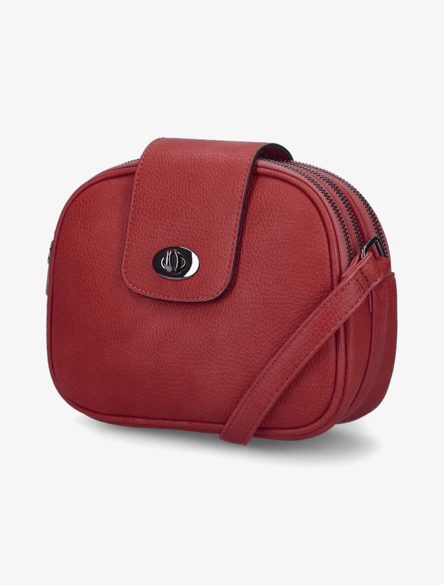 Sac besace Sylvie - Rouge - 2