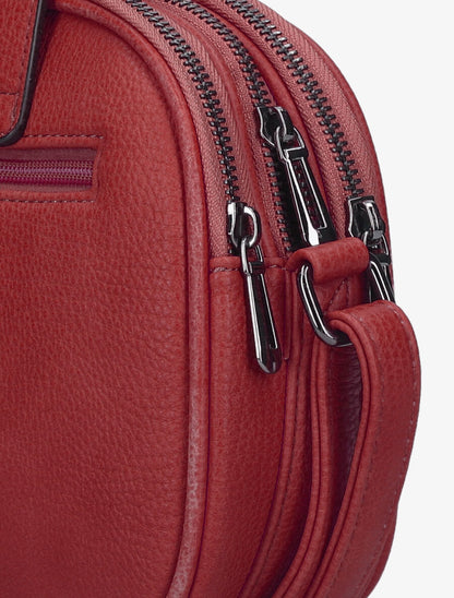 Sac besace Sylvie - Rouge - 4