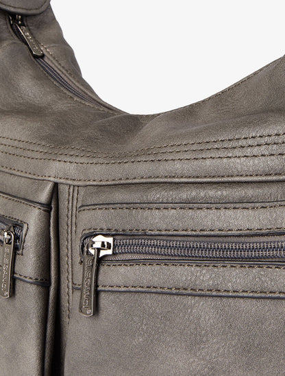 Sac besace Marthe - Gris foncé - 4