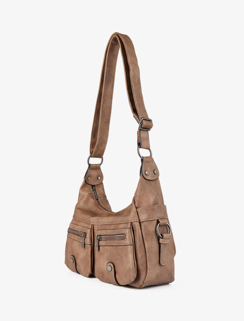 Sac besace Marthe - Taupe - 2