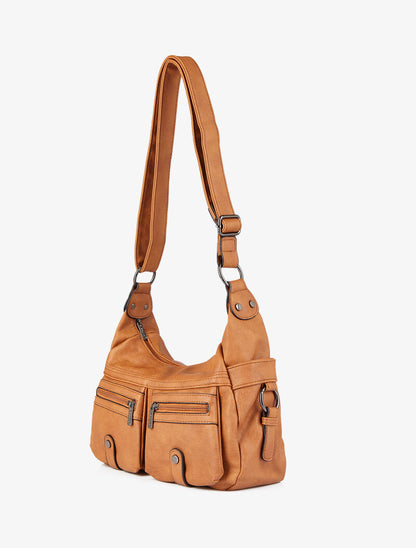 Sac besace Marthe - Camel - 2