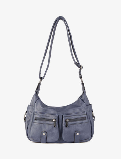 Sac besace Marthe - Bleu marine - 1