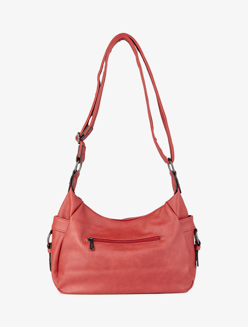 Sac besace Marthe - Rouge - 3