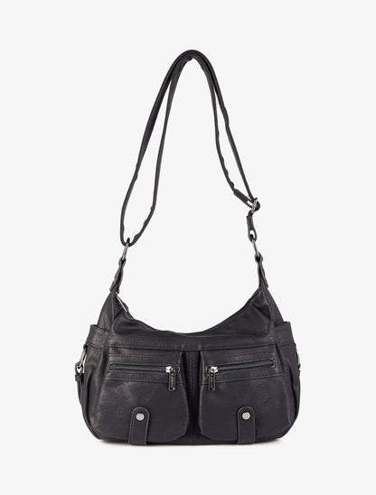 Sac besace Marthe - Noir - 1