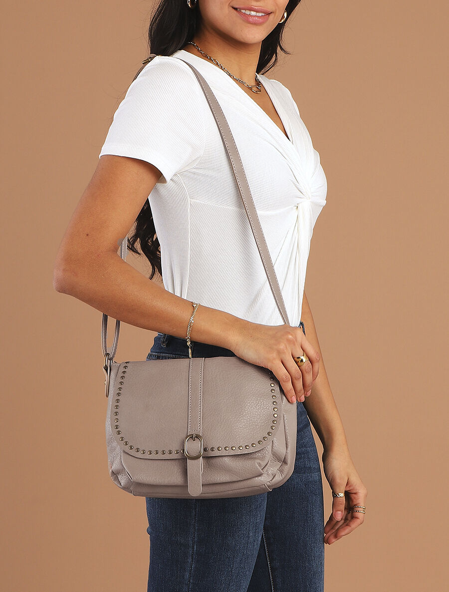 Sac besace Ulla - Taupe - 6