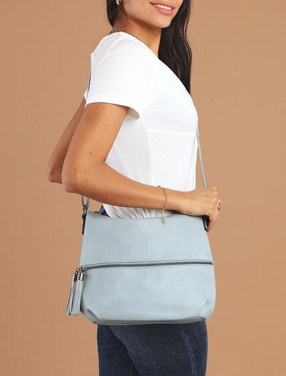 Sac besace Irena - Bleu ciel - 5