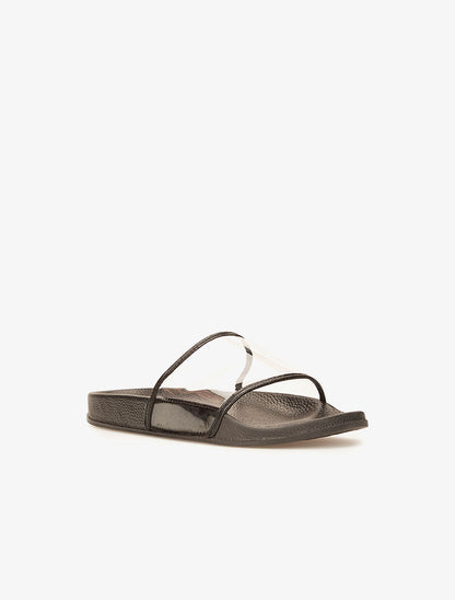 Mules transparentes - noir - 2