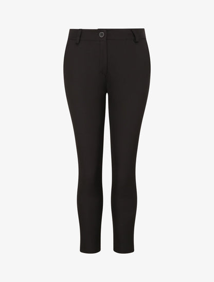 Pantalon slim 7/8 taille standard - Noir - 1