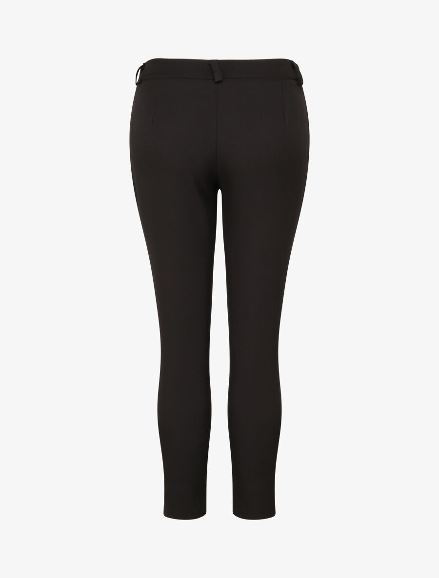 Pantalon slim 7/8 taille standard - Noir - 2