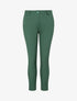 Pantalon slim 7/8 taille standard - Vert foncé - 1