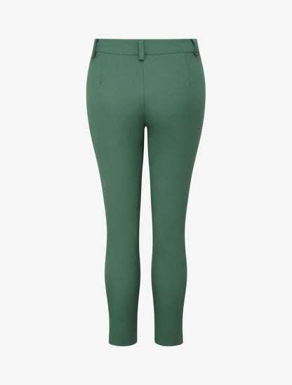 Pantalon slim 7/8 taille standard - Vert foncé - 2