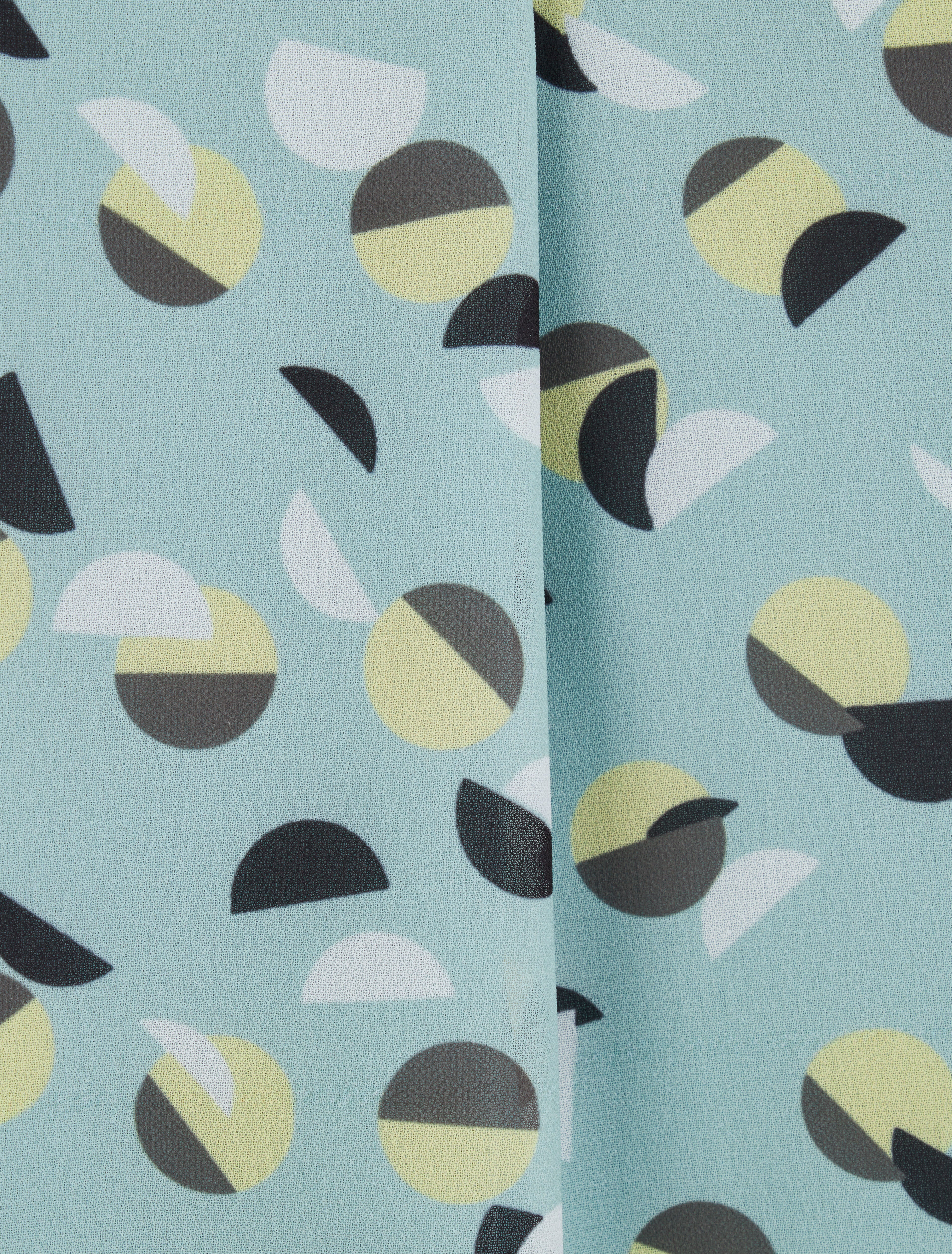 Top droit sans manches à imprimé pois stylisés - Vert d&