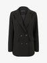 Blazer droit oversize - Noir - 1