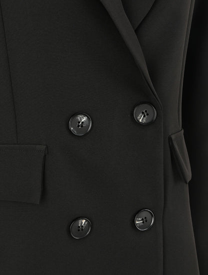 Blazer droit oversize - Noir - 3