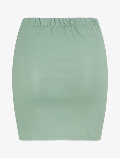 Jupe en simili à lacets - Menthe - 2