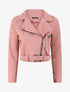 Veste courte en suédine - Rose - 4