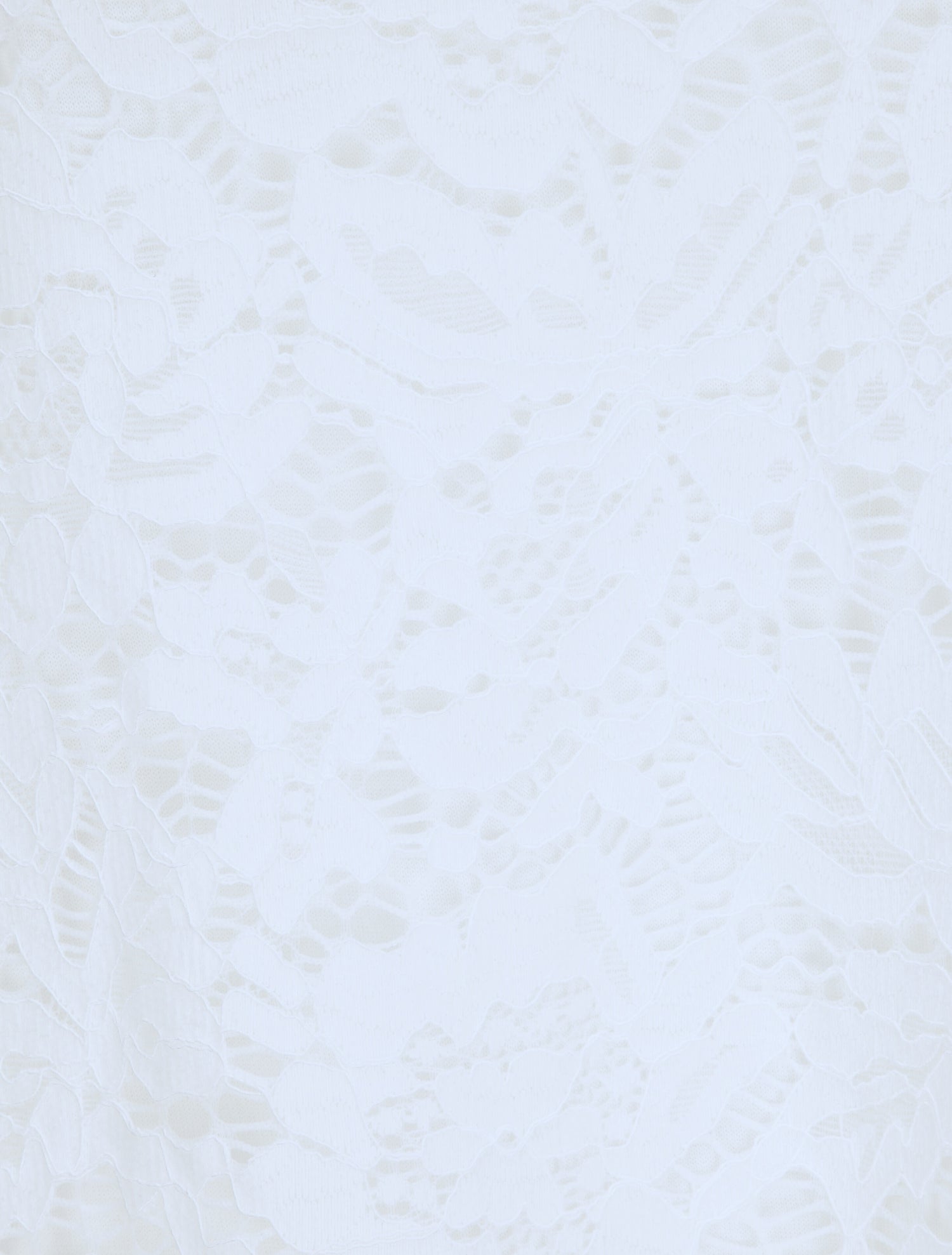 Caraco fluide coupe droite en dentelle - Blanc - 4