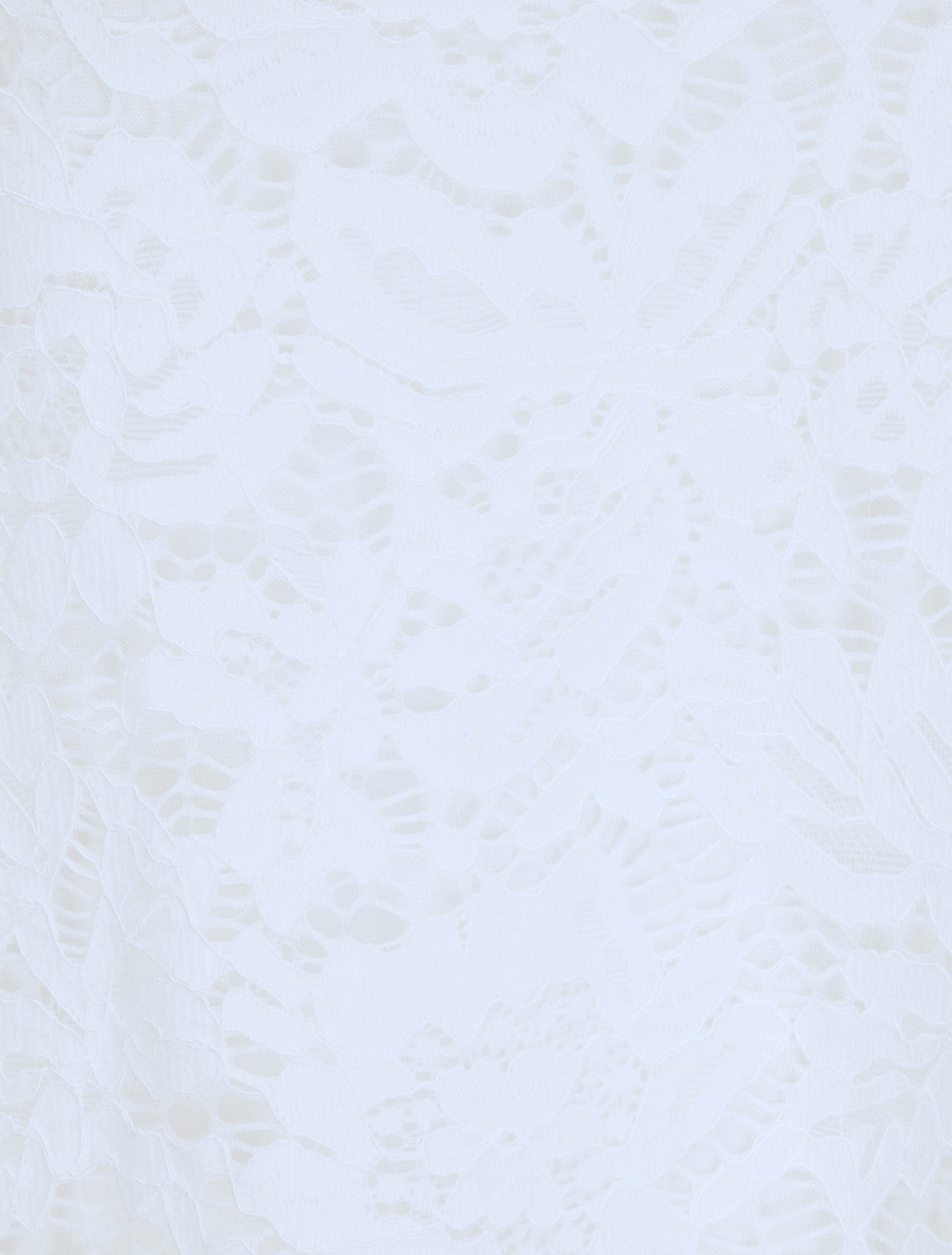 Caraco fluide coupe droite en dentelle - Blanc - 4
