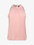 Top droit uni à col américain - Rose pâle - 1