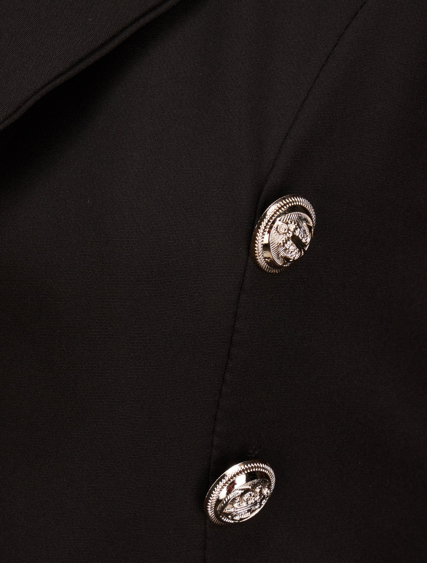 Blazer overzise uni - Noir - 3
