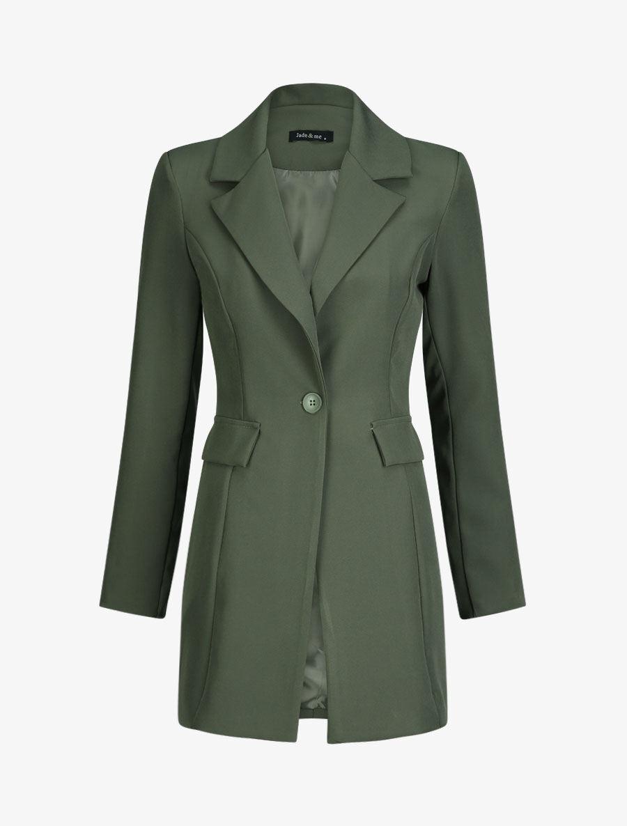 Blazer extra long - Kaki - 4