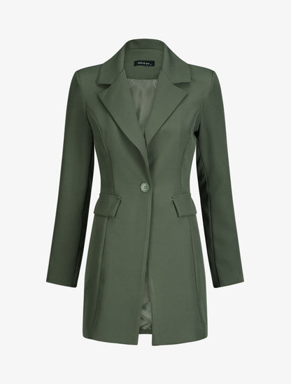 Blazer extra long - Kaki - 4