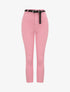 Pantalon uni à revers - Rose - 4