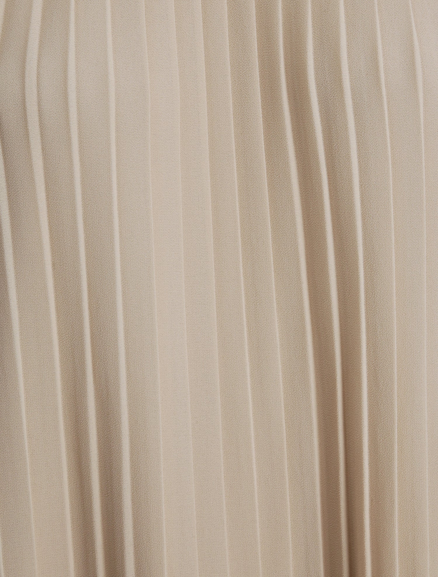 Top droit plissé à épaules volantées - Beige - 3
