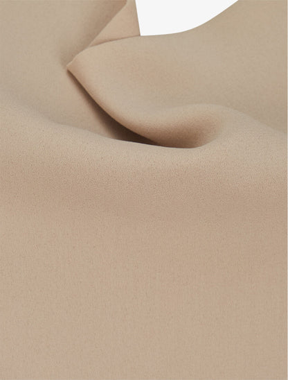 Caraco en voile à col bénitier - Beige - 3
