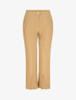 Pantalon fendu coupe droite - Camel - 4