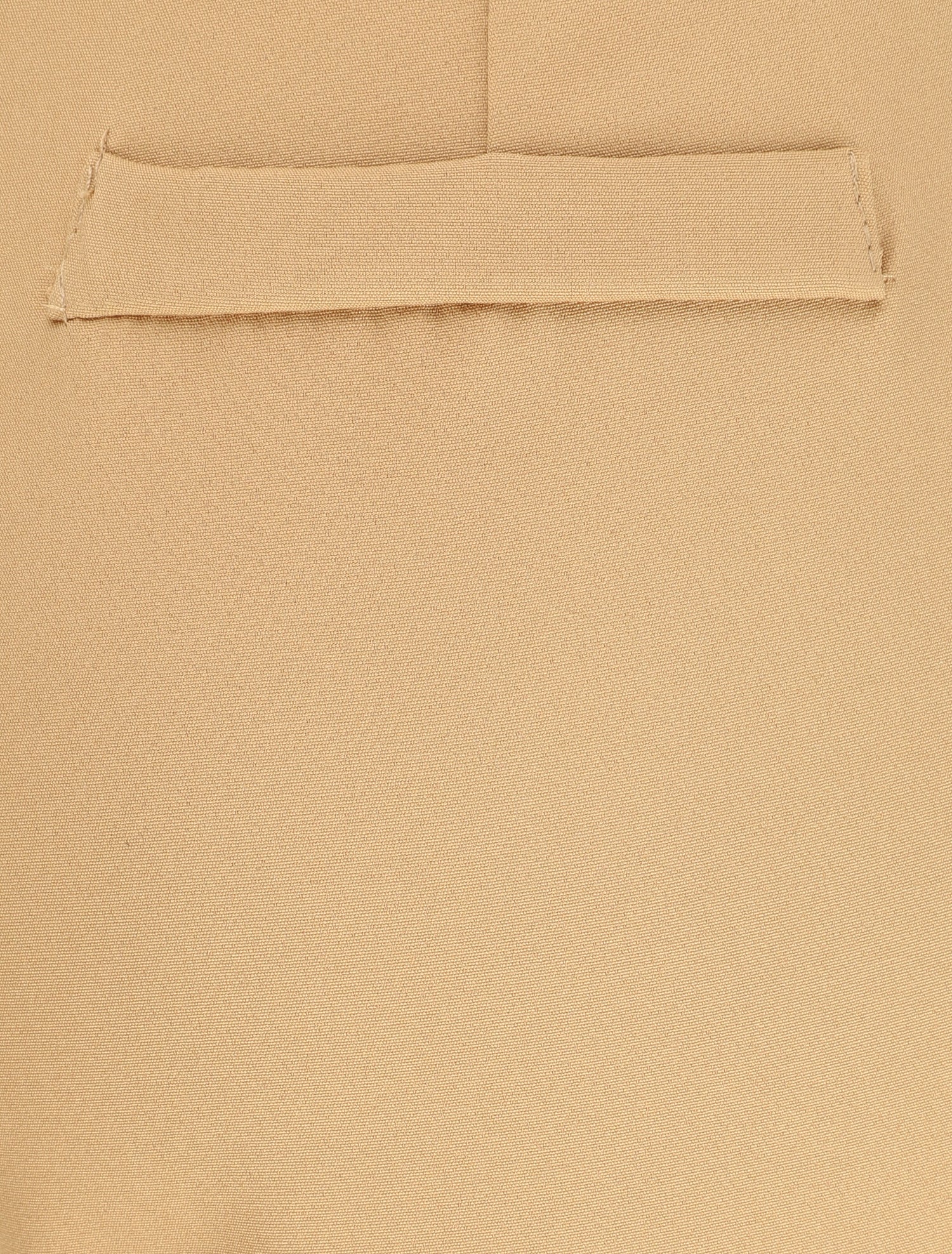 Pantalon fendu coupe droite - Camel - 3