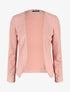 Veste ouverte effet daim - Rose - 1