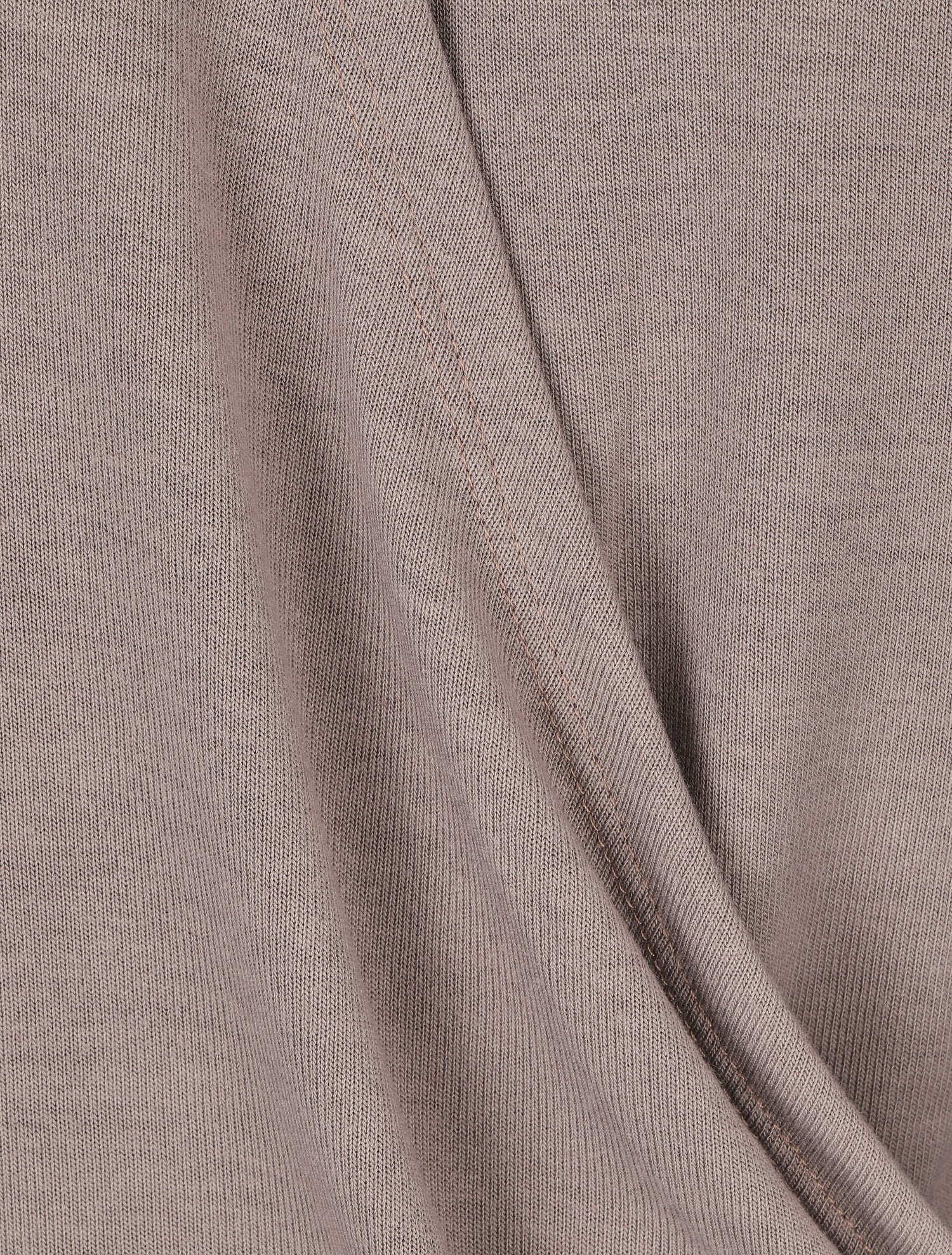 Pull cache-coeur à manches rabattables - Taupe - 3
