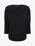 Pull loose col bénitier - Noir - 4