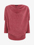 Pull loose col bénitier - Bordeaux - 1