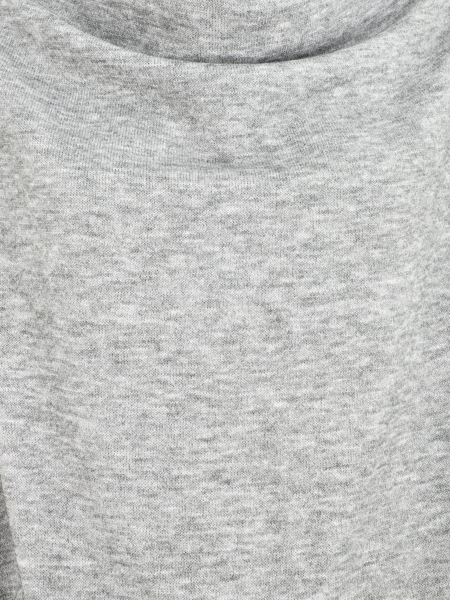 Pull loose col bénitier - Gris clair - 3