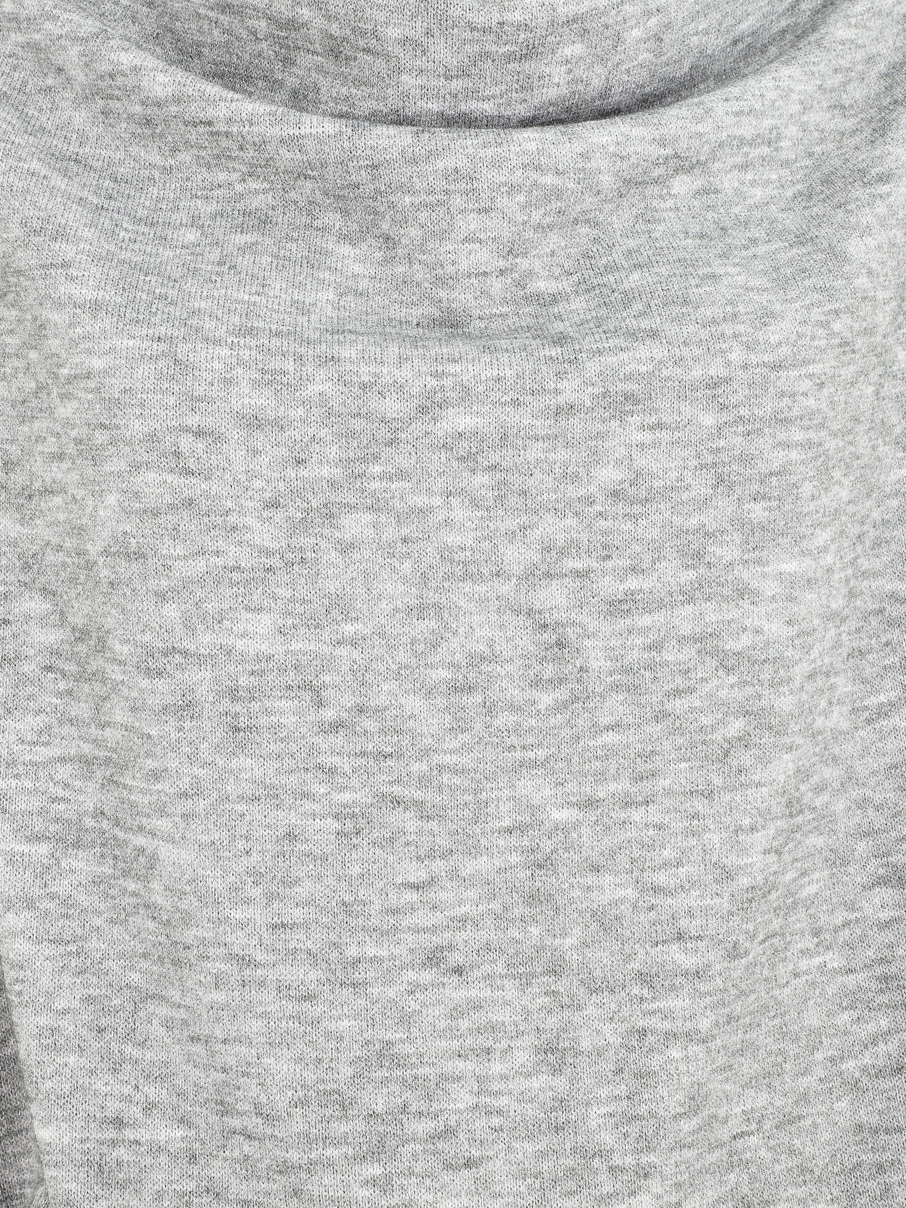 Pull loose col bénitier - Gris clair - 3