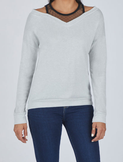 Pull bardot trompe l&