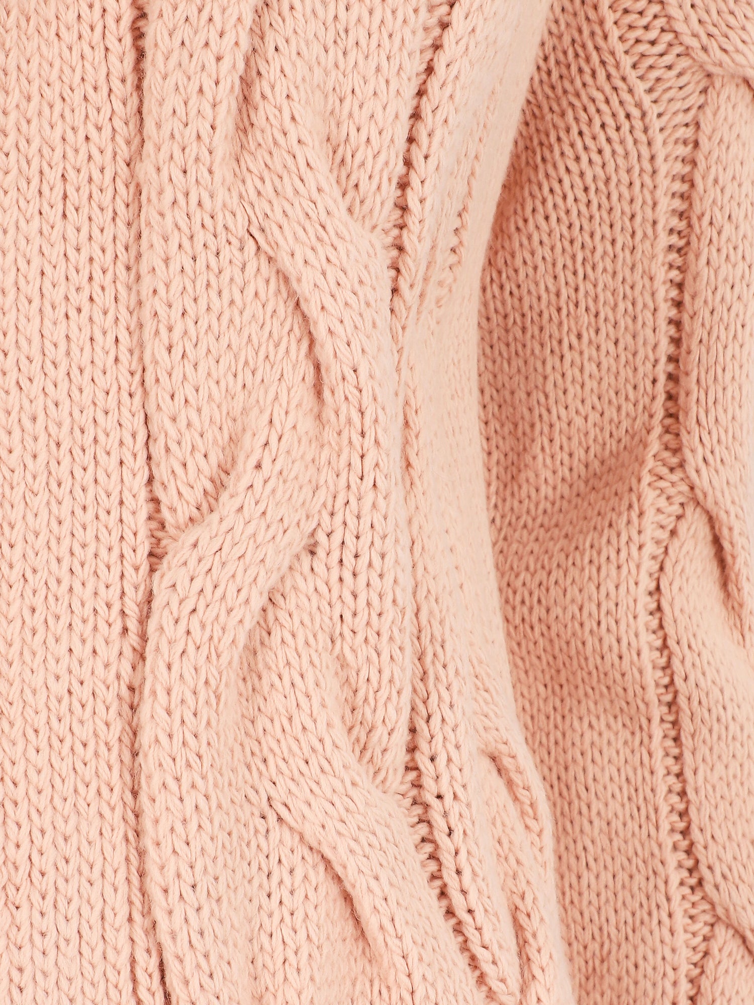 Gilet mi-long à capuche - Rose poudré - 3