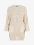 Gilet mi-long ample - Beige - 1