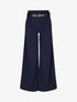 Pantalon fluide coupe ample - Marine - 1