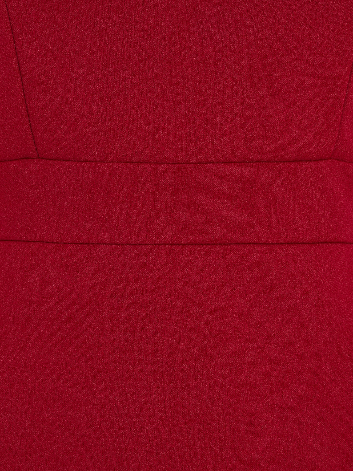 Robe fourreau à bretelles asymétrique - Rouge - 4