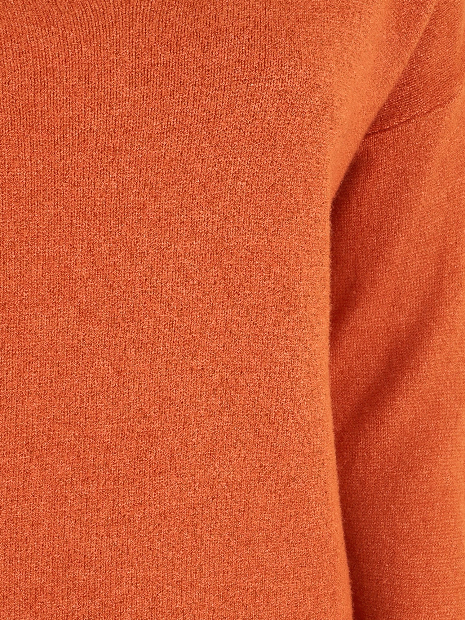 Pull ample uni col V - Orange - 3