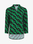 Blouse manches 3/4 imprimé graphique - Vert - 5